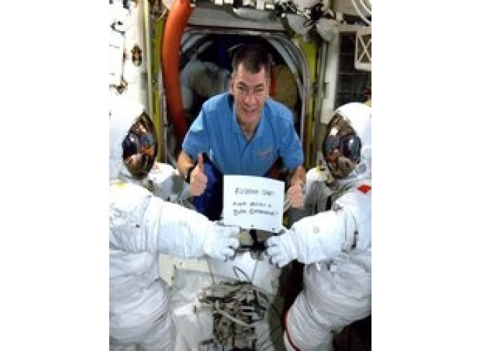 L'astronauta Nespoli